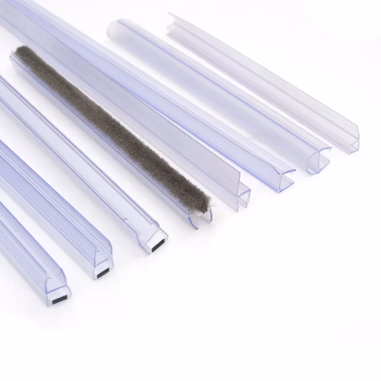 Striscia di tenuta in silicone per guarnizione in pile di lana a spazzola