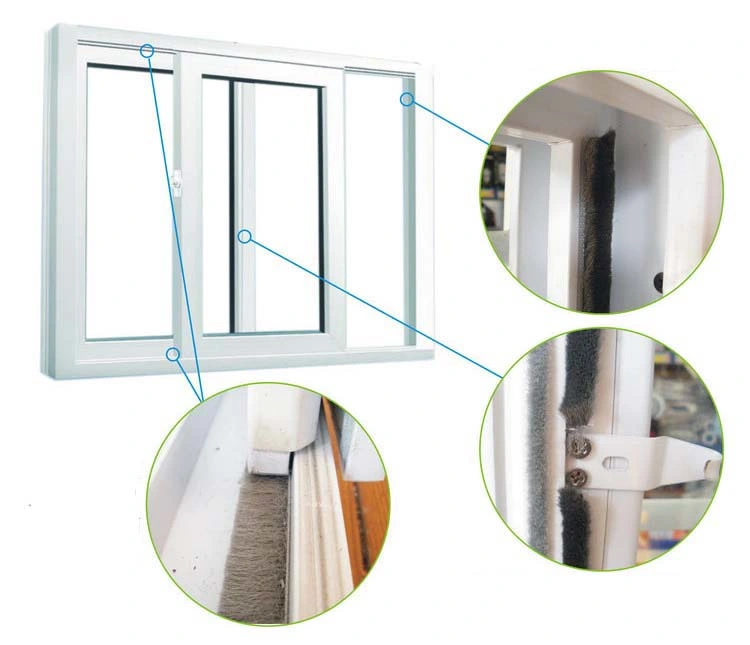 High Quality Sliding Door and Window Wool Pile with High Performance Weather Strip