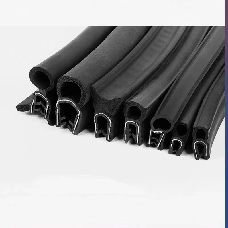 Auto Door Weatherstripping Profile Composite Rubber Seal Strip