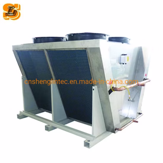 Drycooler da esterno a forma di V di alta qualità con aletta in rame per il raffreddamento dell'olio